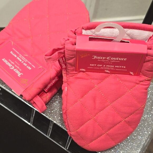 Juicy Couture Crown Logo Set of 2 Mini Mitts - Picture 3 of 11